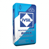 IVSIL BLOCK для кладки пено газоблоков 25кг