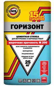 Стяжка для пола Горизонт